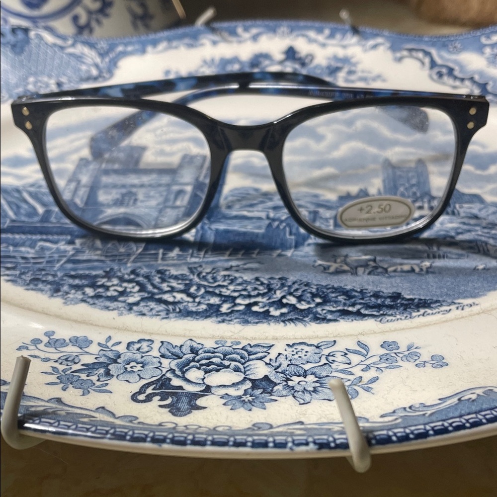 Classic Blue Reading Glasses